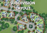 city permit 2d site plan lot subdivision 3d real estate land allocation analysis